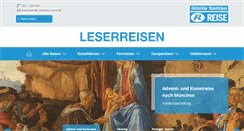 Desktop Screenshot of leserreisen.rundschau-online.de